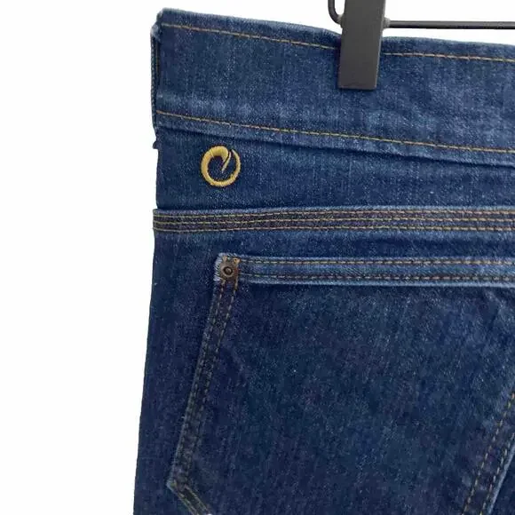 Origin Straight Leg Denim Jeans Mens 36 x 33 Dark Wash Made in Maine USA